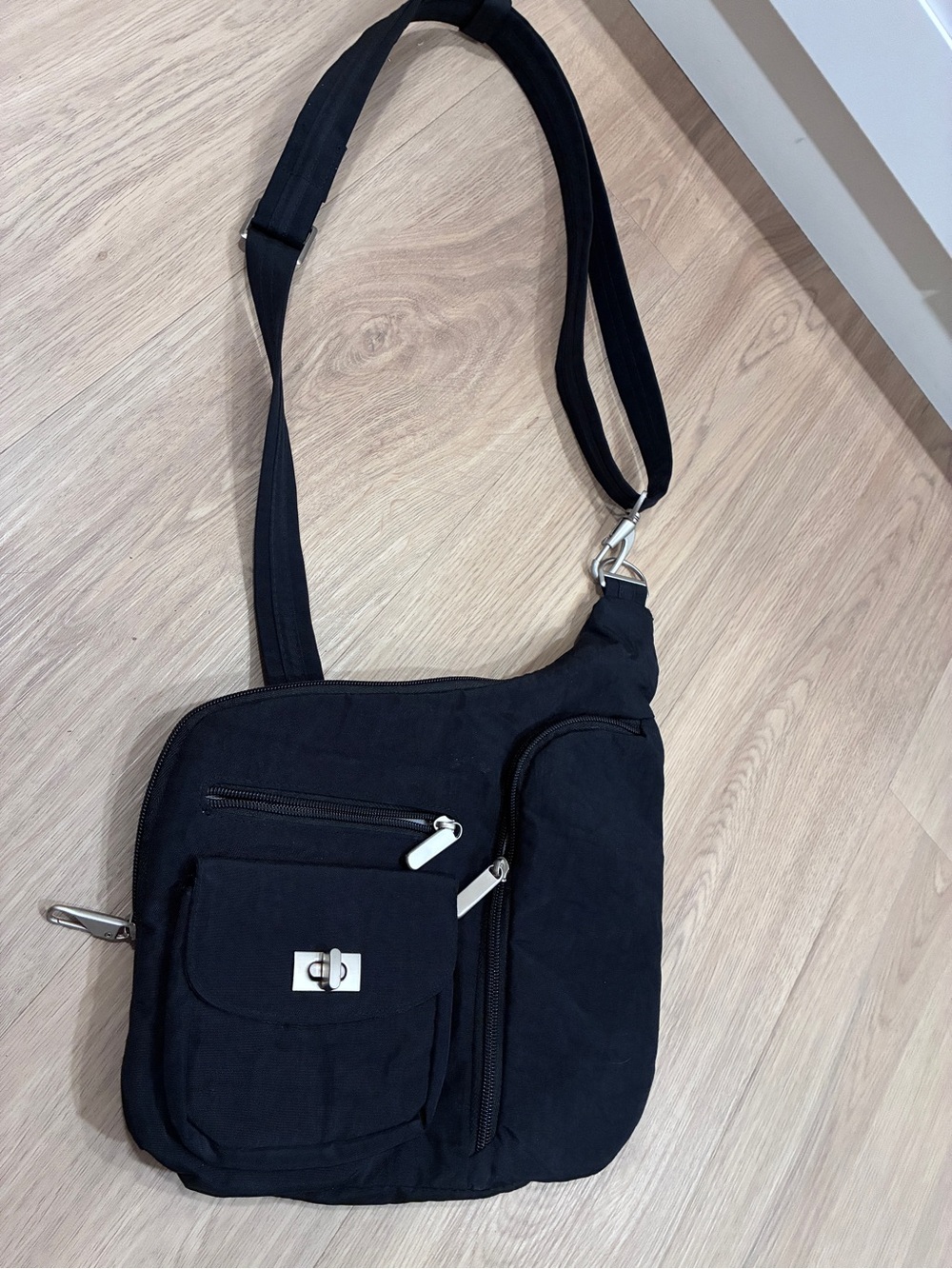Black Crossbody Sling Bag
